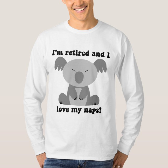 T-shirts Humor engraçado da aposentadoria (Frente)