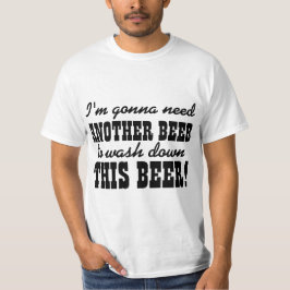 T-shirts Humor engraçado do bebendo da cerveja
