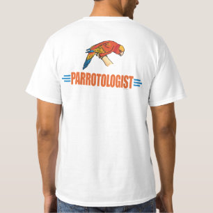 T-shirts Humorístico Eu Adoro Papagaios