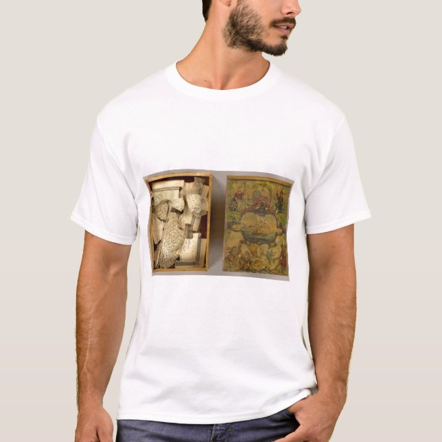 T-shirts Humphries dissecou o mapa do mundo (Frente)