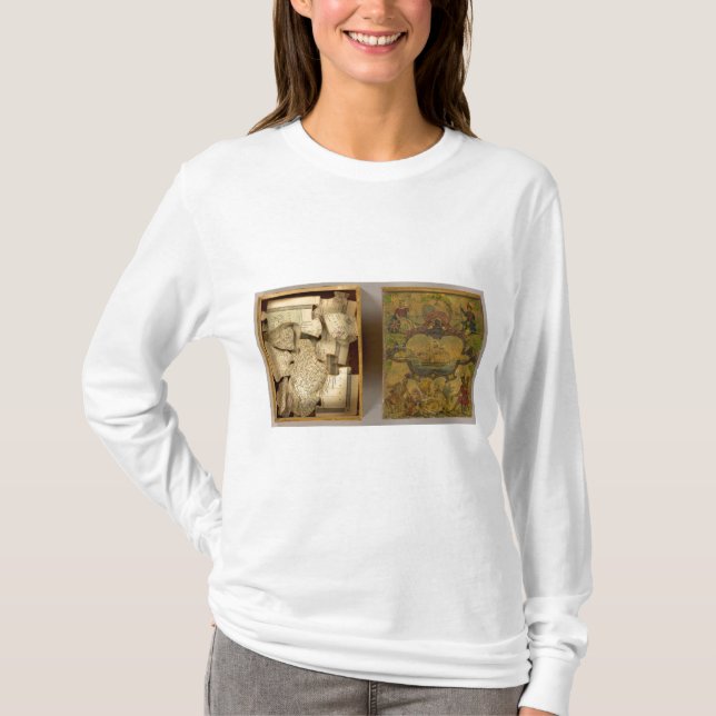 T-shirts Humphries dissecou o mapa do mundo (Frente)