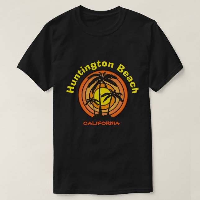 T-shirts Huntington Beach, CA (Frente do Design)