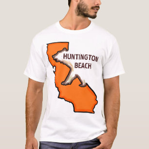 T-shirts Huntington Beach California - Alange state cara te