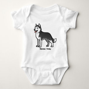T-shirts Husky siberiano