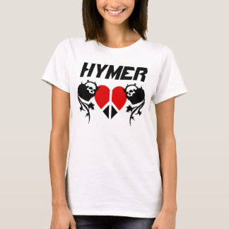 T-shirts Hymer White Peace Back