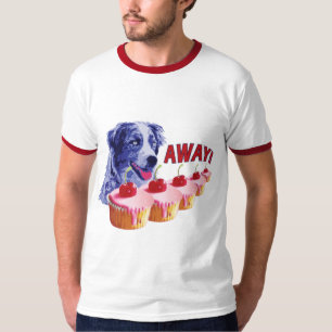 T-shirts Hypnotized - manchas o cão do cupcake - afastado!