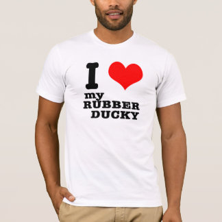 T-shirts I HEART (AMOR) - mina de borracha