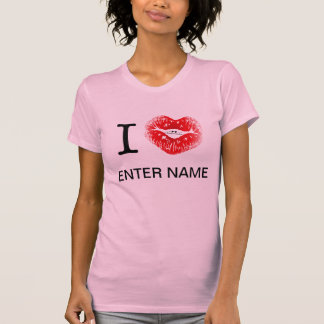 T-SHIRTS I_HEART___, DÃO ENTRADA COM O NOME