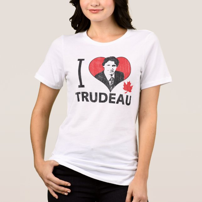 T-shirts I Heart Trudeau (Frente)