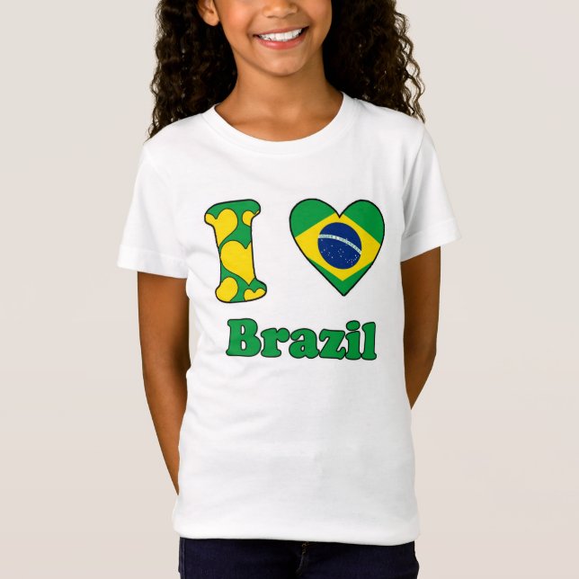 T-shirts I love Brazil (Frente)