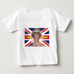 T-shirts 'I Love Diana' Princesa HRH