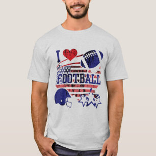T-shirts I Love Football (Futebol Americano)