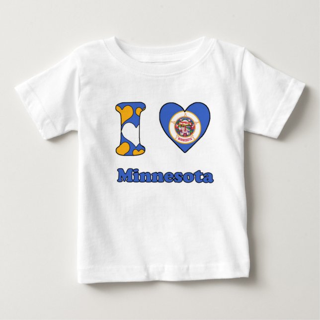 T-shirts I love Minnesota (Frente)