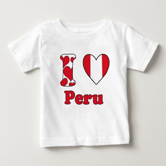 T-shirts I love Peru (Frente)