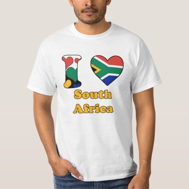 T-shirts I love South Africa (Frente)