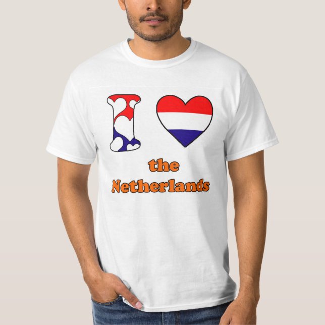 T-shirts I love the Netherlands (Frente)
