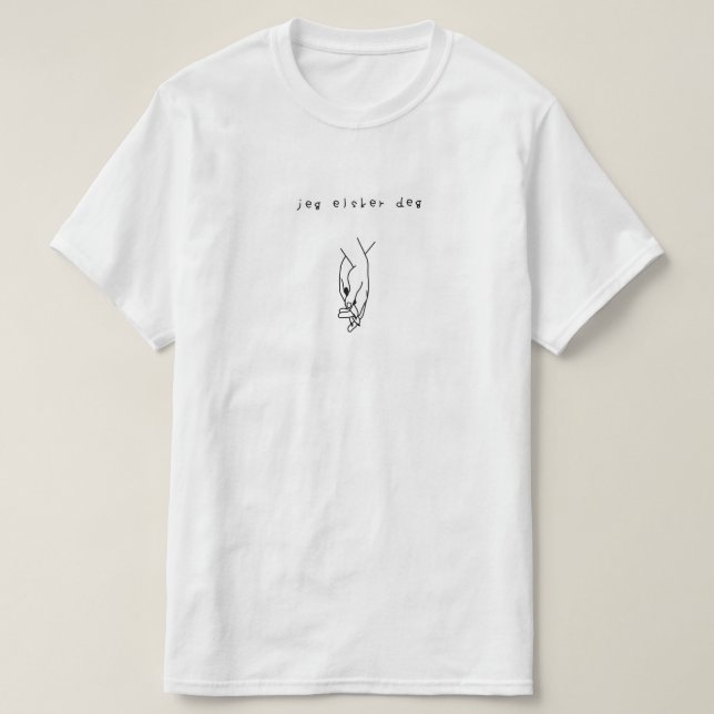 T-shirts I Love You (Frente do Design)