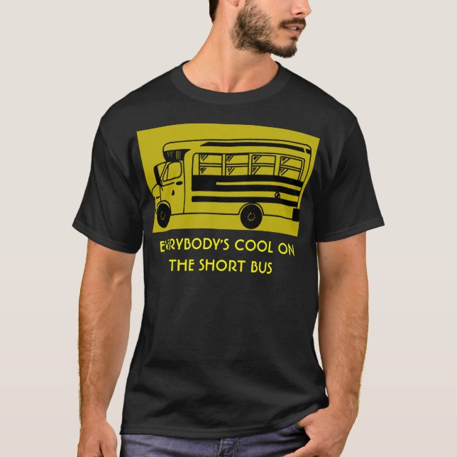 T-shirts i_ride_short_bus, TODOS LEGAL NO CURTO… (Frente)