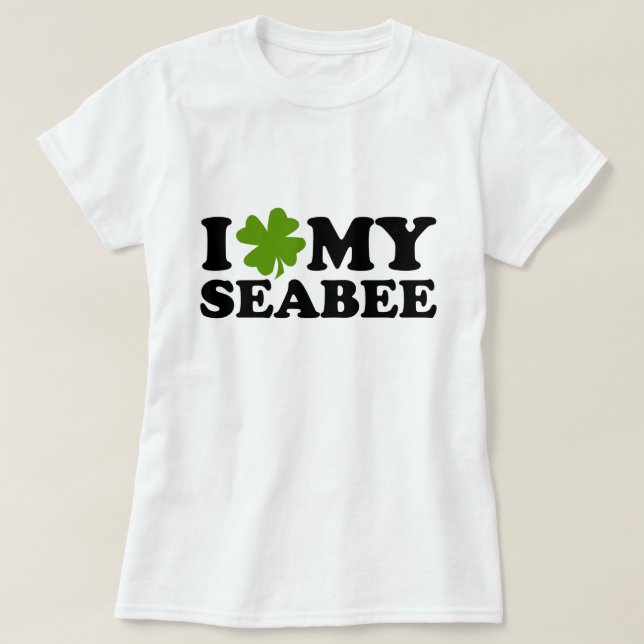 T-shirts I (shamrock) Meu Seábio (Frente do Design)