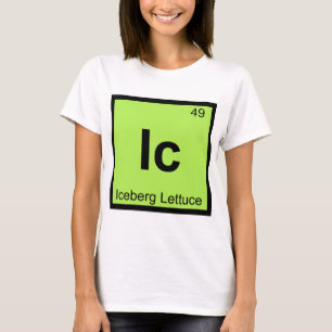 T-shirts Ic - Tabela Periódica da Química da Alface Iceberg