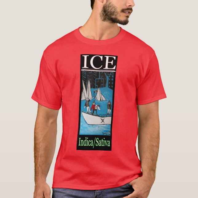 T-SHIRTS ICE INDICA SATIVA (Frente)