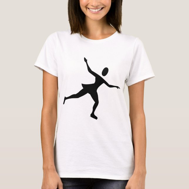 T-shirts Ice Skating - Black (Frente)