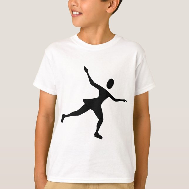 T-shirts Ice Skating - Black (Frente)