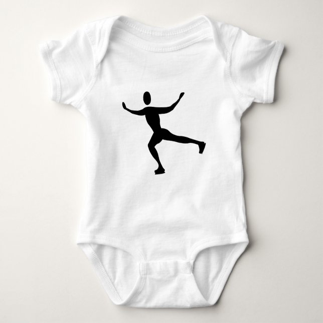 T-shirts Ice Skating - Black (Frente)