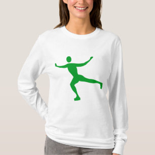 T-shirts Ice Skating - Grass Green