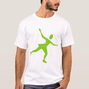 T-shirts Ice Skating - Martian Green