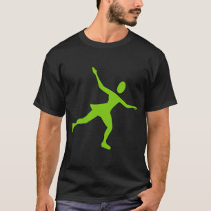 T-shirts Ice Skating - Martian Green