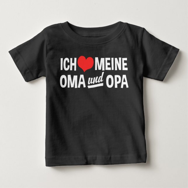 T-shirts Ich Meine Oma Und Opa (Frente)