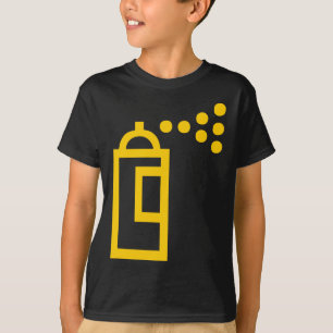 T-shirts Ícone da lata de pulverizador