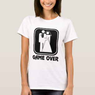 T-shirts Ícone de Casamento: Jogo Sobre Camisa-T