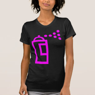 T-shirts Ícone de Lata de Spray