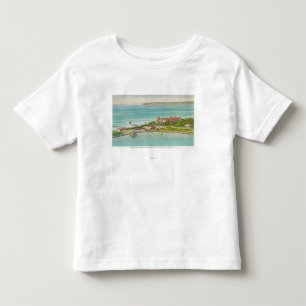 T-shirts Ideia aérea do del Coronado do hotel