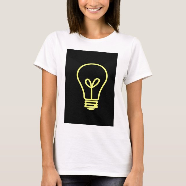 T-shirts Ideia brilhante (Frente)