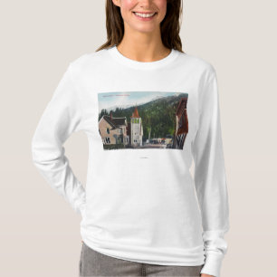 T-shirts Ideia da cidade da missão StreetKetchikan, AK