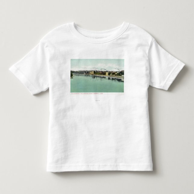 T-shirts Ideia da ponte de Bradford do beira-rio (Frente)