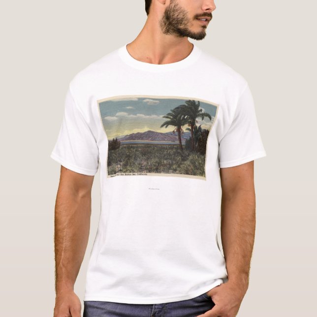 T-shirts Ideia das datas que crescem perto do mar de Salton (Frente)