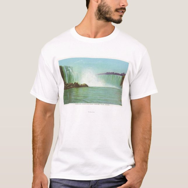 T-shirts Ideia das quedas em ferradura (Frente)