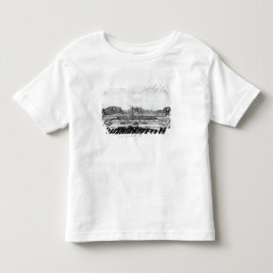 T-shirts Ideia de perspectiva do fa�ade do jardim