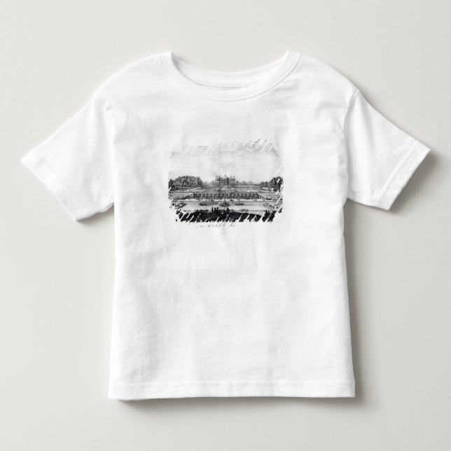 T-shirts Ideia de perspectiva do fa�ade do jardim (Frente)