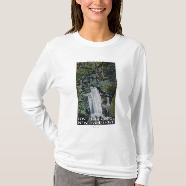 T-shirts Ideia de quedas do paraíso (Frente)