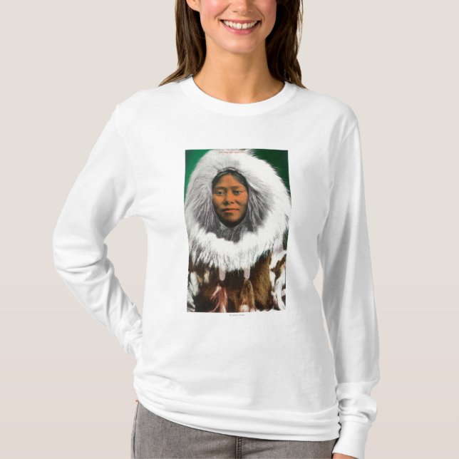 T-shirts Ideia de uma beleza Eskimo (Frente)
