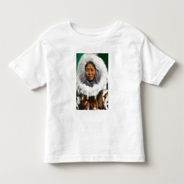 T-shirts Ideia de uma beleza Eskimo (Frente)