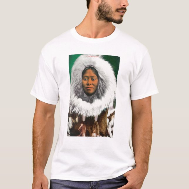 T-shirts Ideia de uma beleza Eskimo (Frente)