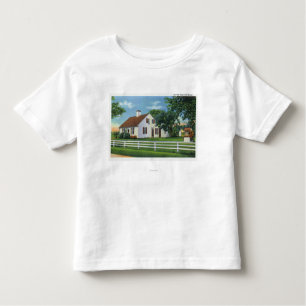 T-shirts Ideia de uma casa velha de Cape Cod