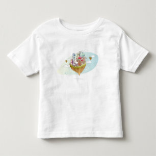 T-shirts Ideia de uma ilustração abstrata colorida