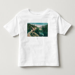T-shirts Ideia do laço pacífico do sul Tunne da estrada d